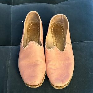Sabah Women's Blush Leather Mules